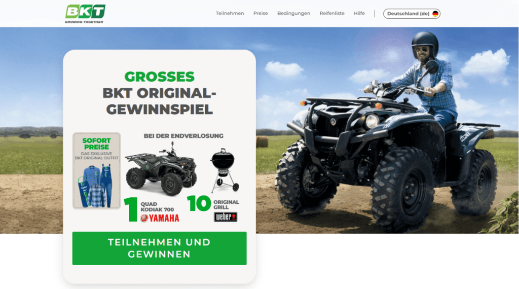 BKT sell-out campaign