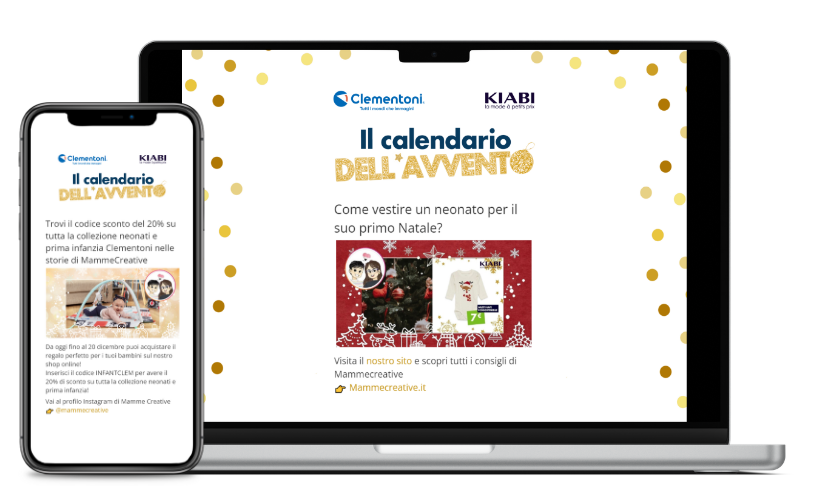 CALENDARIO DELL'AVVENTO KIABI E CLEMENTONI case promosfera