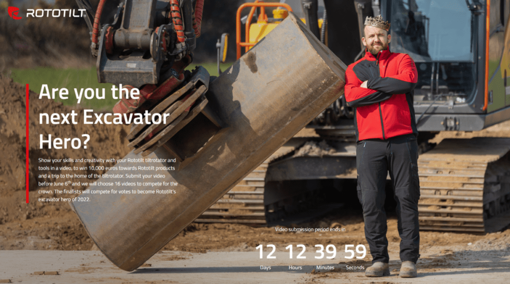 Excavator Hero 2022 competition