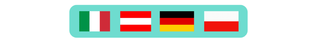 Il concorso era rivolto ai consumatori di Italia, Austria, Germania e Polonia