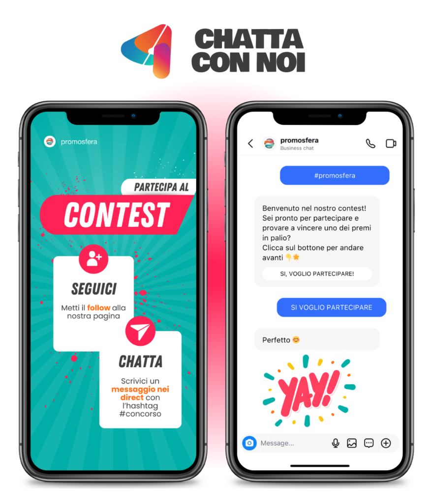 CHATTA CON NOI CONTEST INSTAGRAM PROMOSFERA