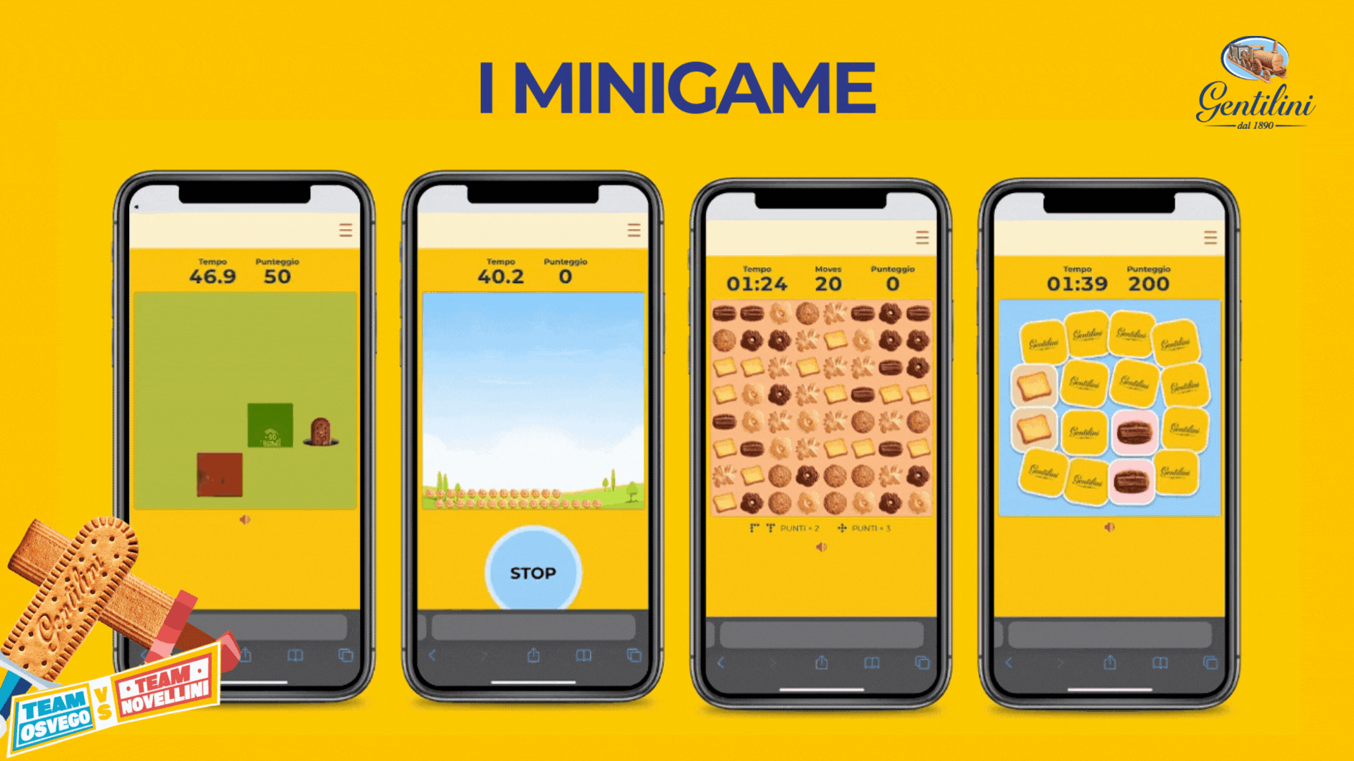 I minigame del contest : team Osvego o team Novellini 